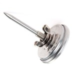 Termometru metalic pentru cuptor, analogic, de insertie, cu tija ascutita